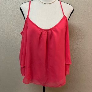 BUFFALO David Bitton cold shoulder tank top